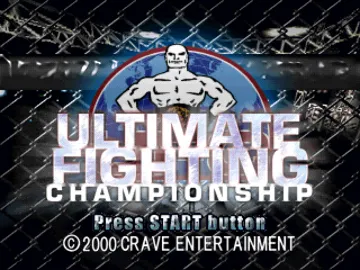 Ultimate Fighting Championship (US) screen shot title